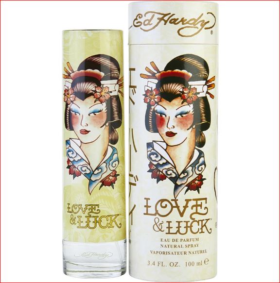 ED HARDY LOVE & LUCK FOR WOMEN 3.4 OZ EDP SPRAY